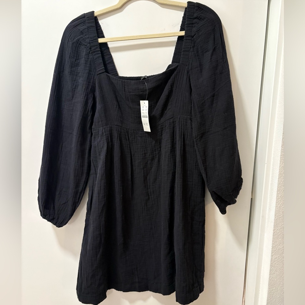 NWT J. Crew Squareneck Gauze Soft Dress